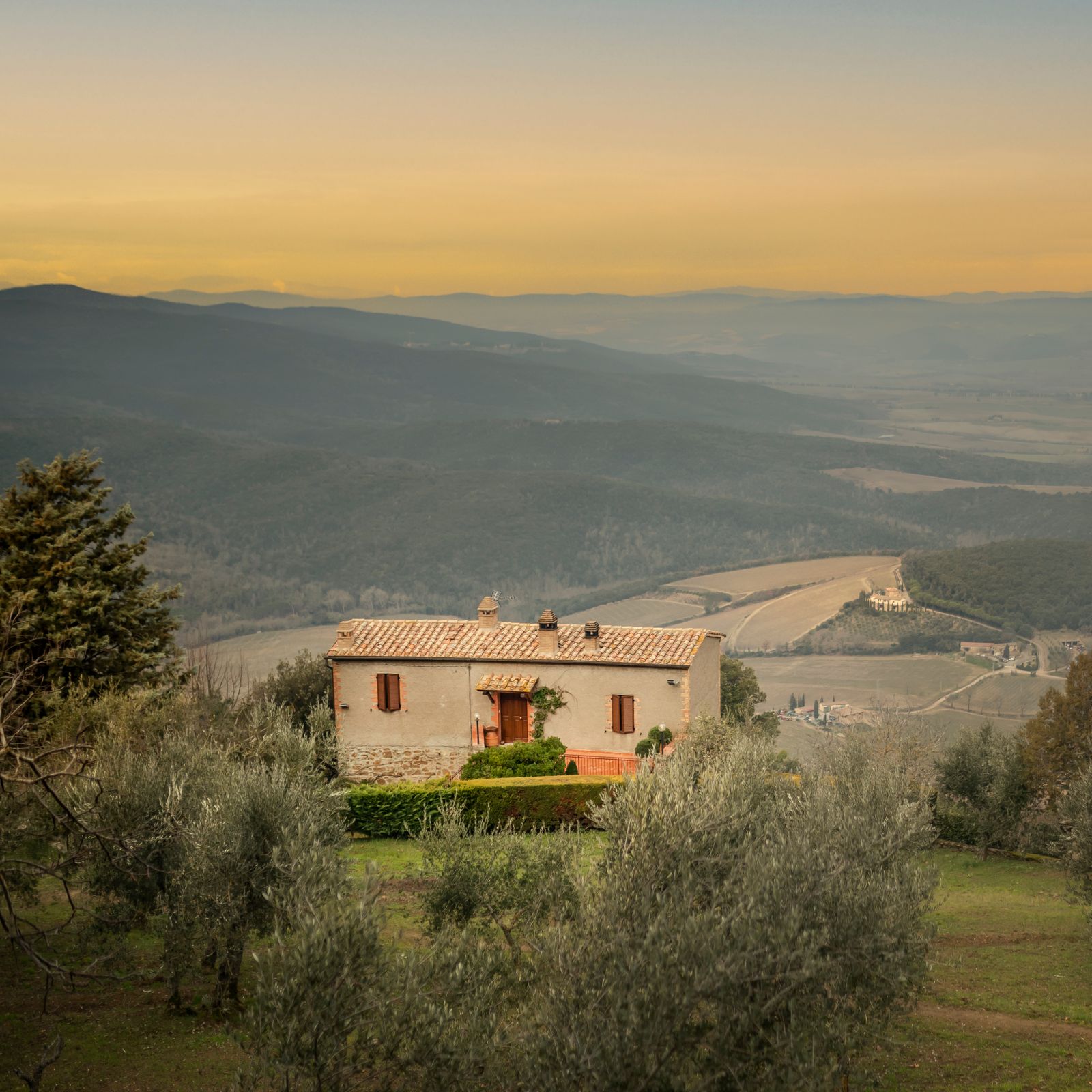 Casale entre Viñedos - Siena, Toscana